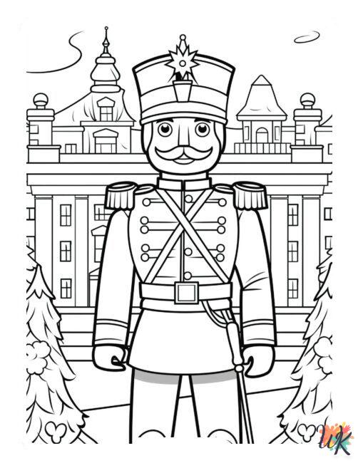 free Nutcracker coloring pages for adults