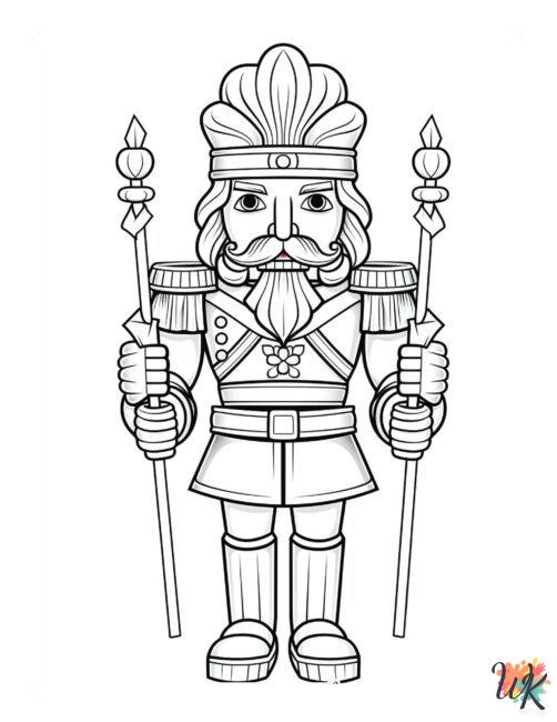 old-fashioned Nutcracker coloring pages