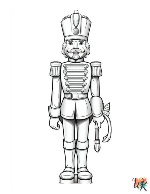 printable Nutcracker coloring pages for adults