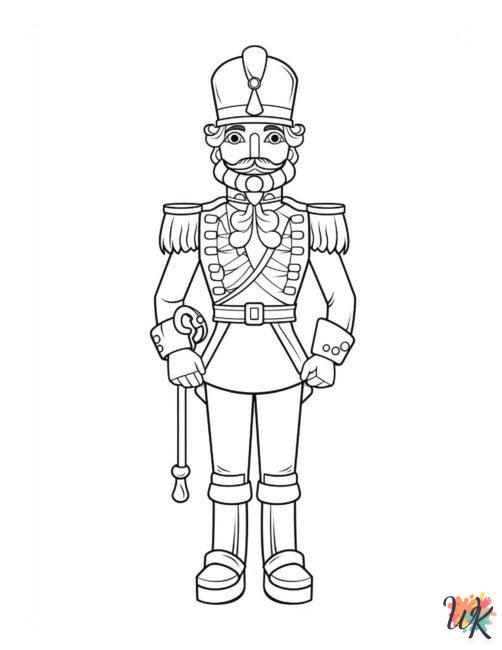 Nutcracker coloring pages for preschoolers