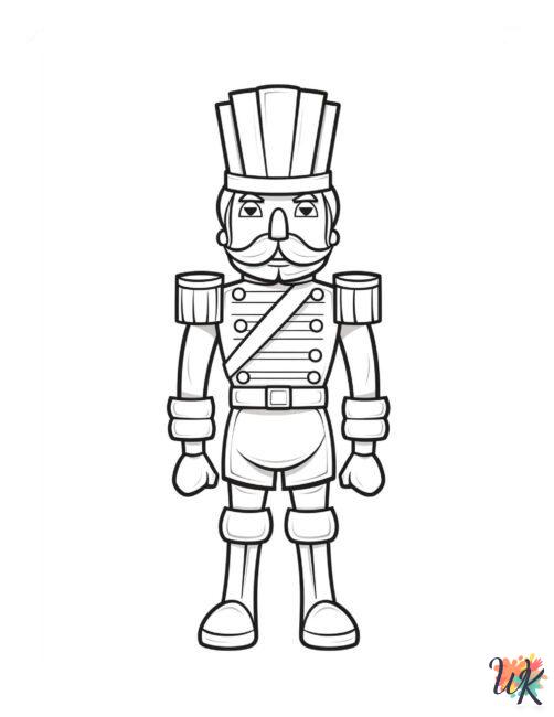 free adult Nutcracker coloring pages