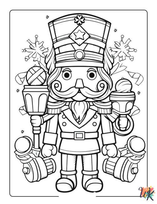 detailed Nutcracker coloring pages