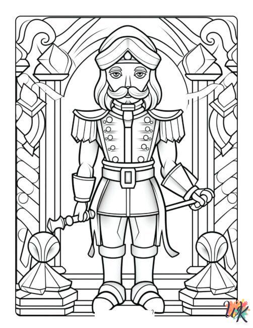hard Nutcracker coloring pages