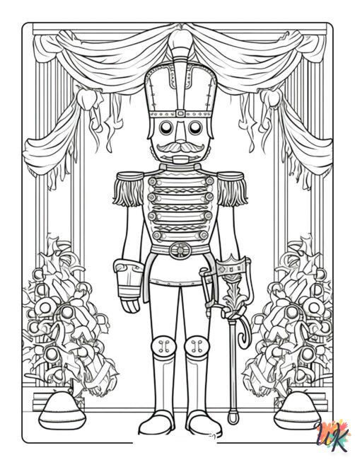 free Nutcracker printable coloring pages