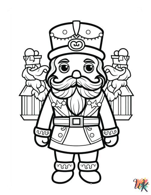 easy Nutcracker coloring pages