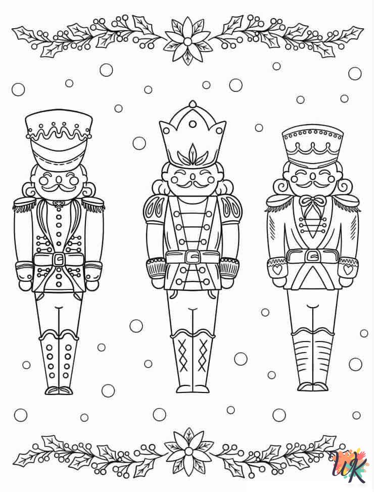 merry Nutcracker coloring pages