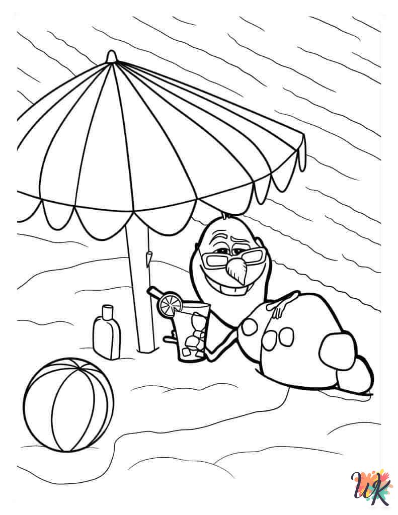 printable coloring pages Olaf