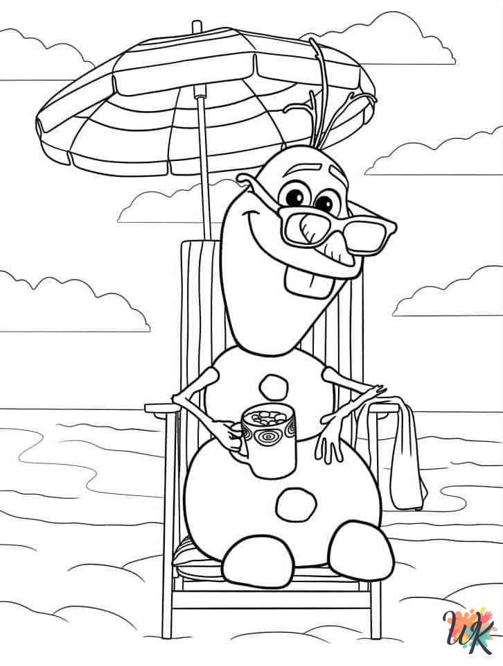 coloring pages Olaf