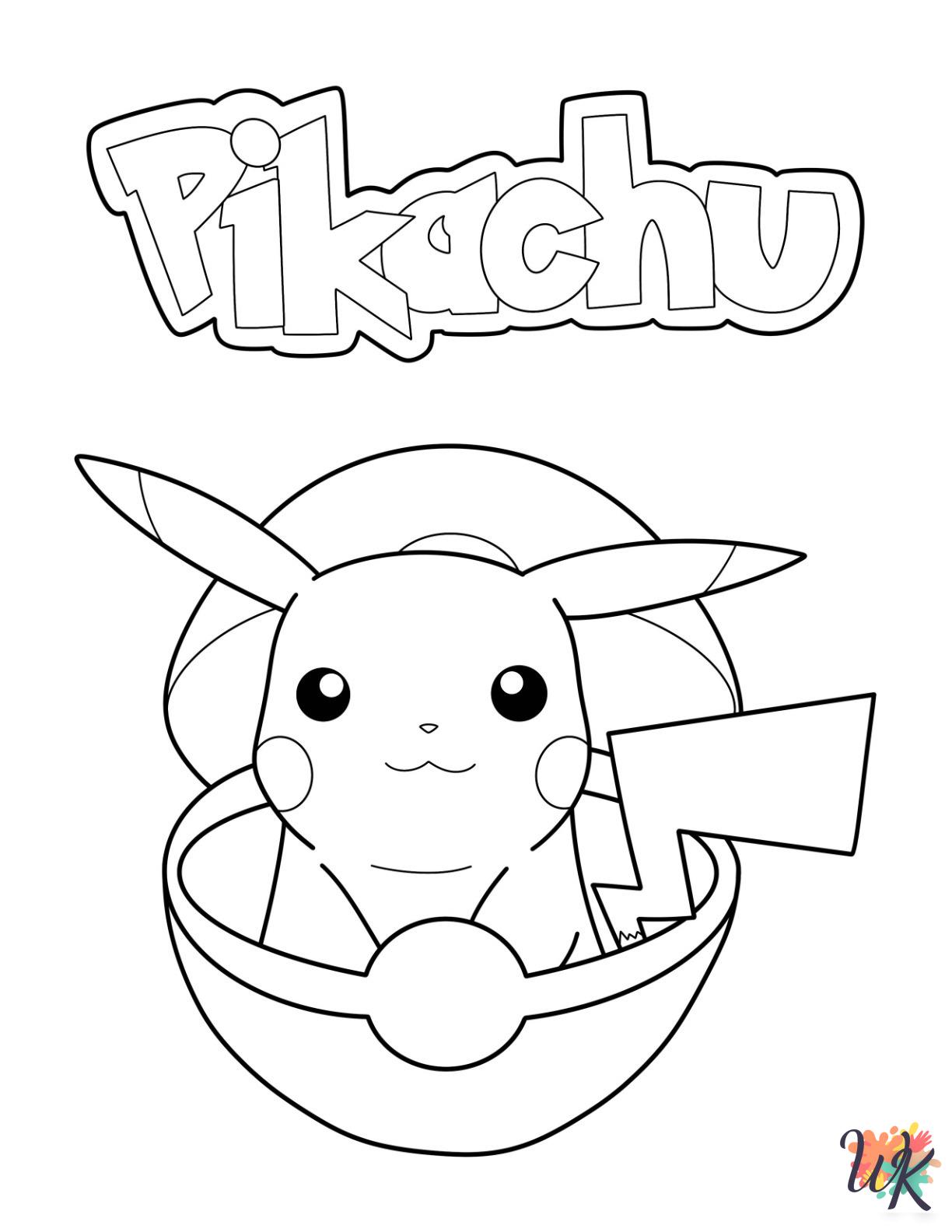 Pokeball cards coloring pages