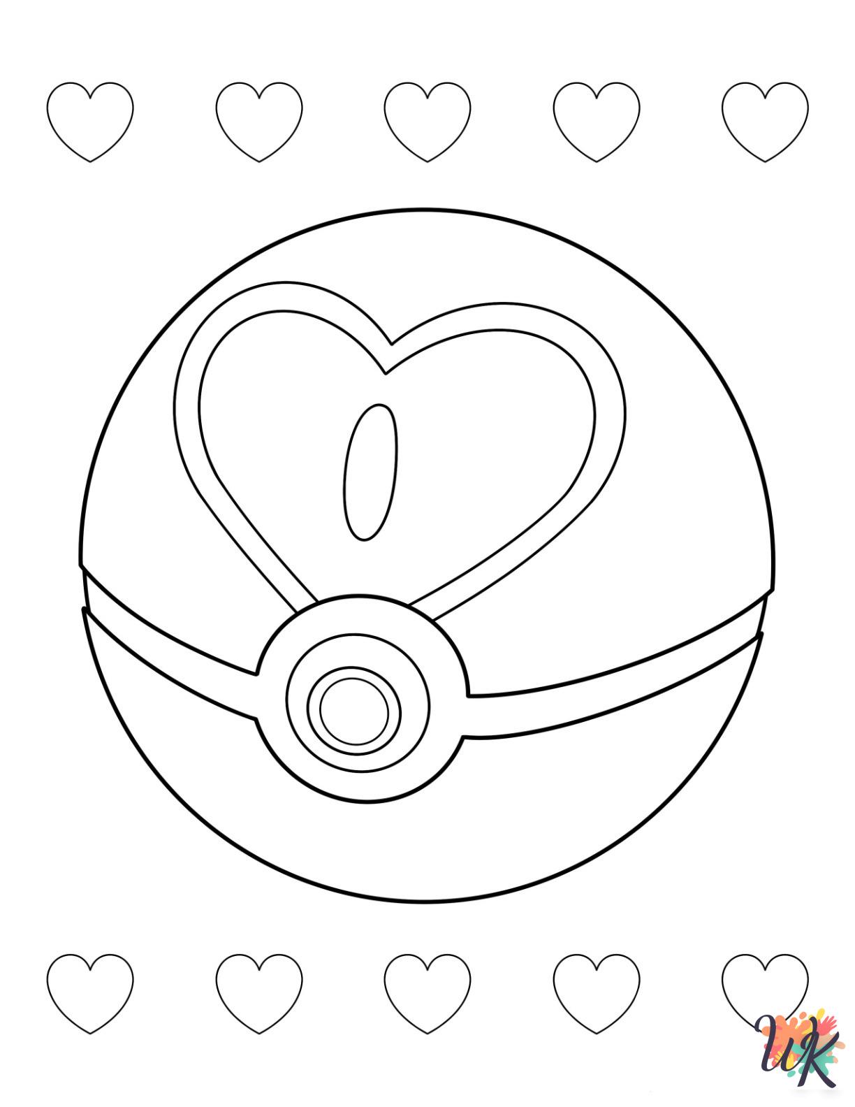 adult coloring pages Pokeball