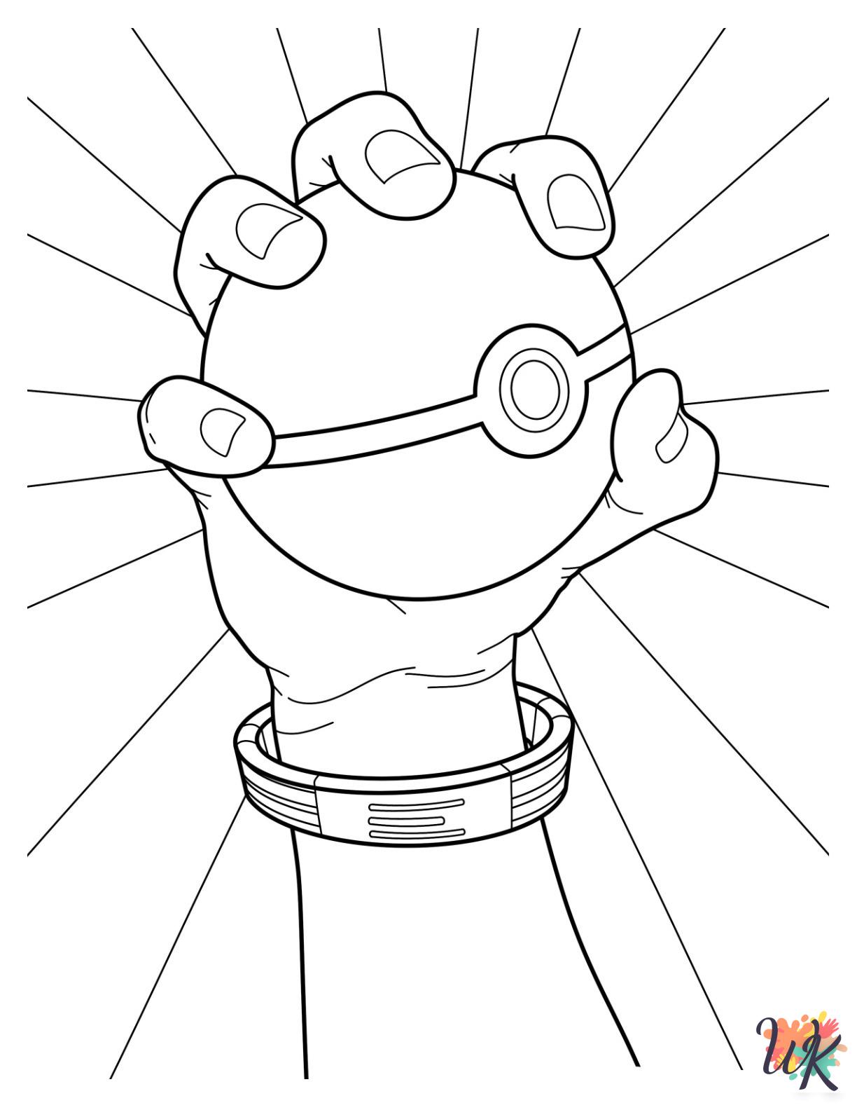 Pokeball adult coloring pages