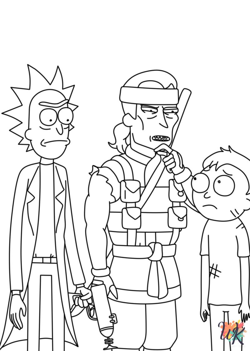 Rick and Morty adult coloring pages