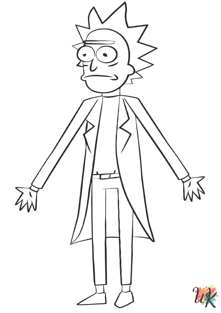 Rick and Morty printable coloring pages