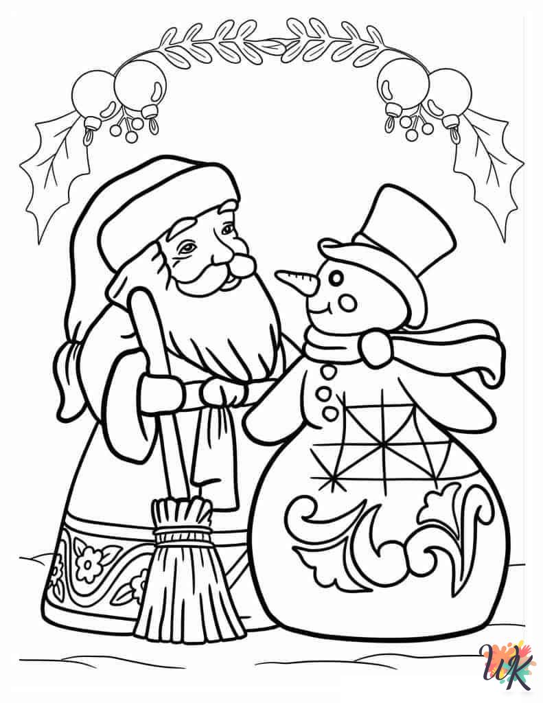 free coloring pages Snowman