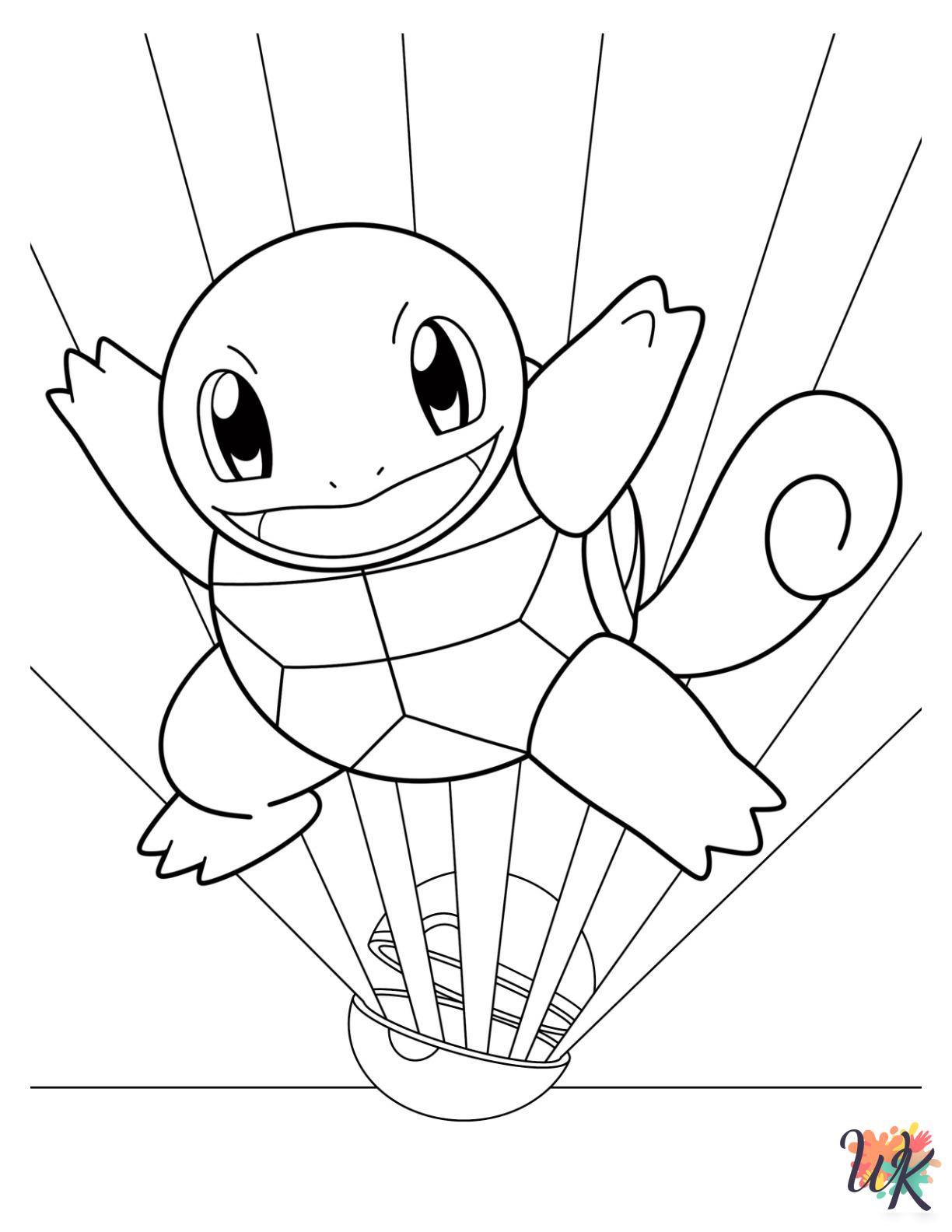coloring Squirtle pages