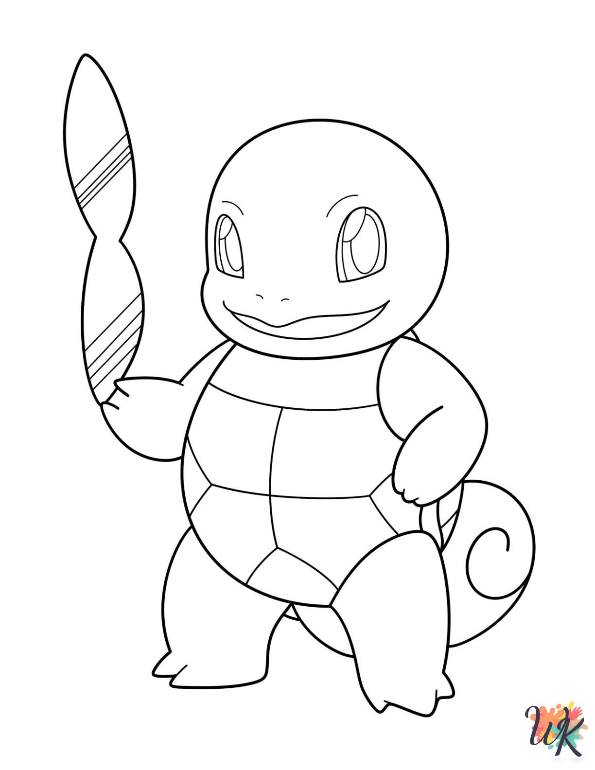 coloring pages for Squirtle