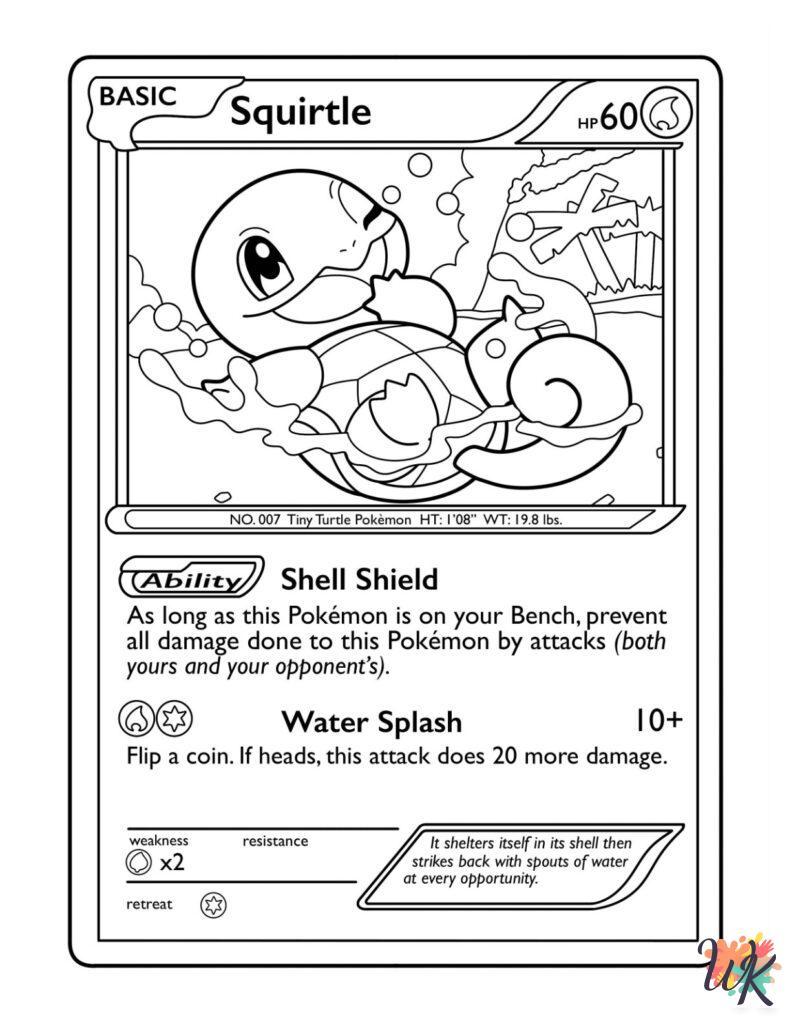 24 Squirtle Coloring Pages For Kids - Print & Color For Fun!