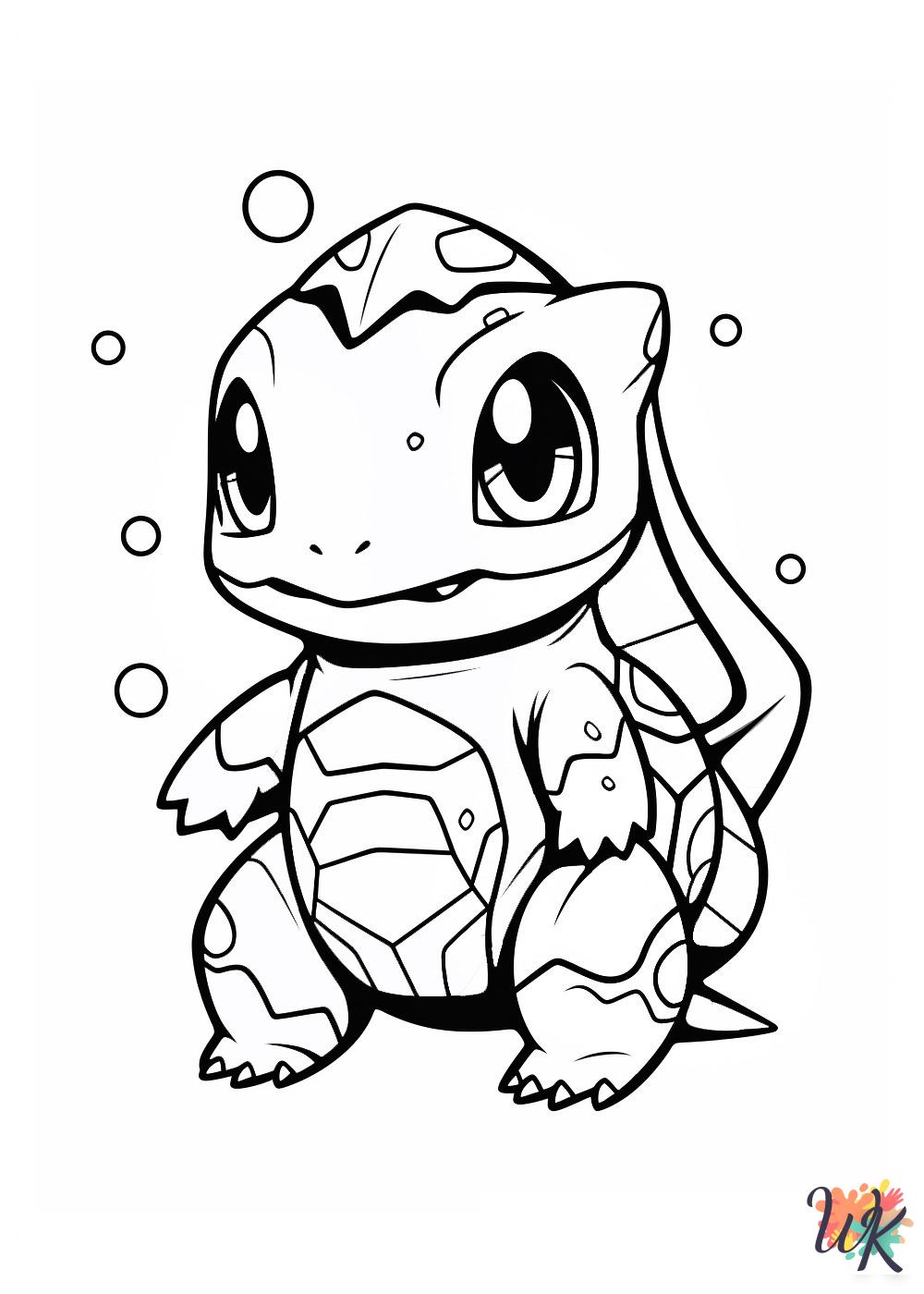 preschool Squirtle coloring pages