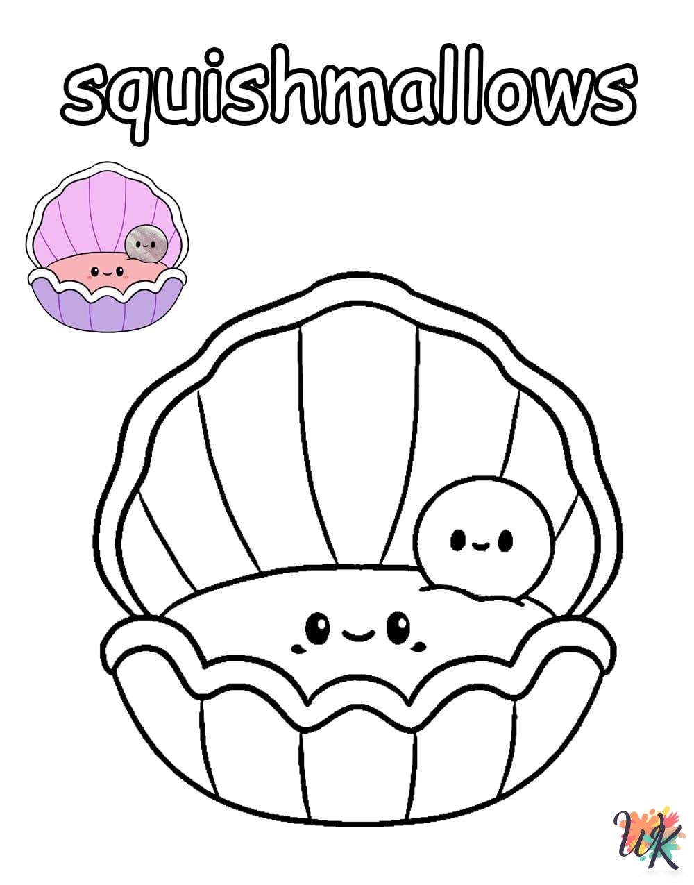 free Squishmallows coloring pages