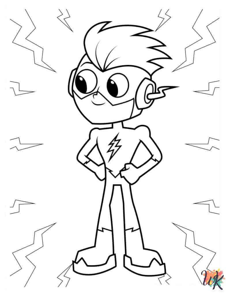 Teen Titans Go coloring pages for preschoolers