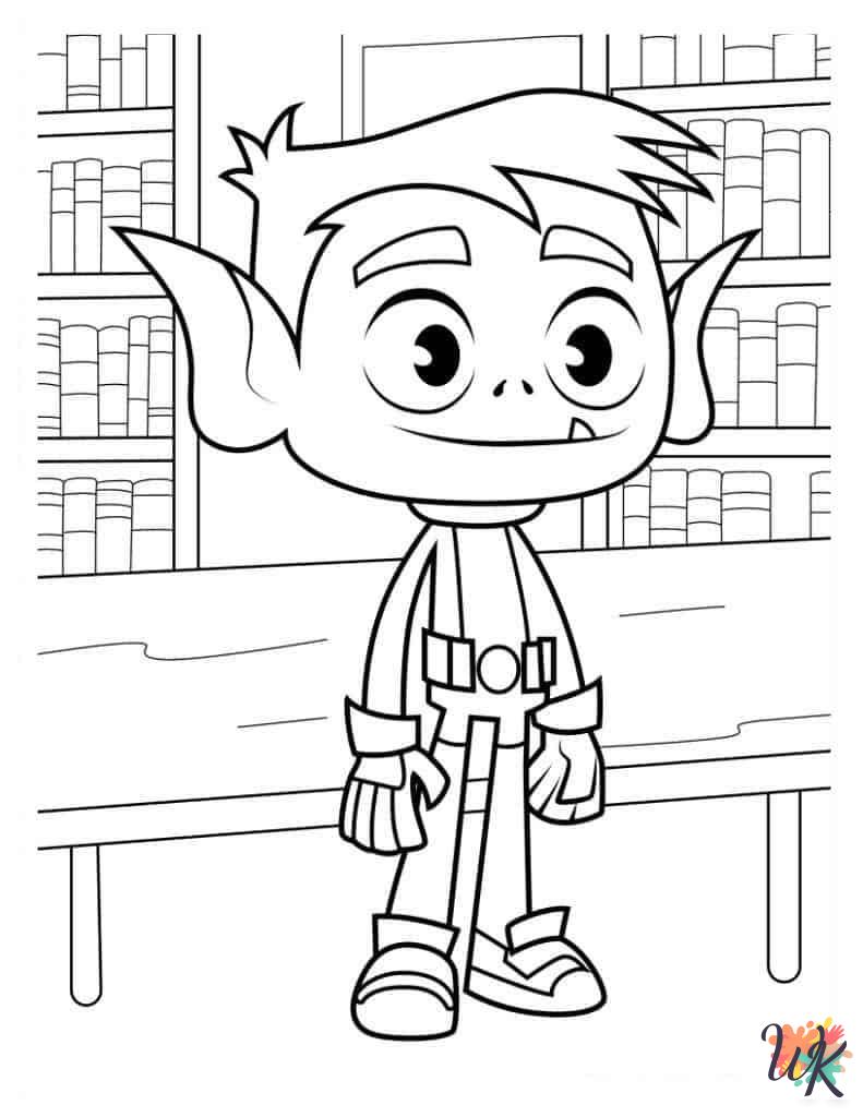 Teen Titans Go coloring pages to print