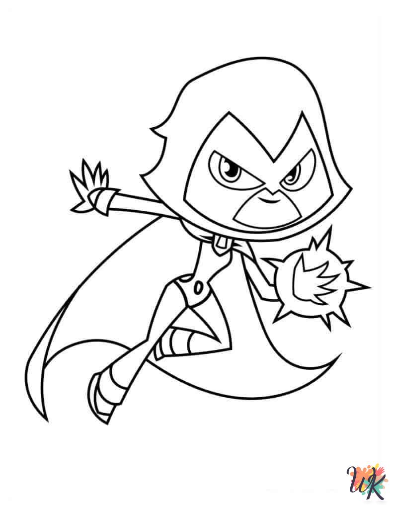 Teen Titans Go coloring book pages