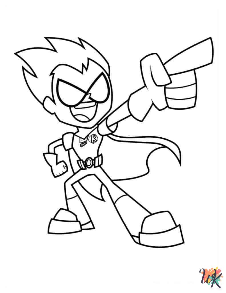 Teen Titans Go coloring pages pdf