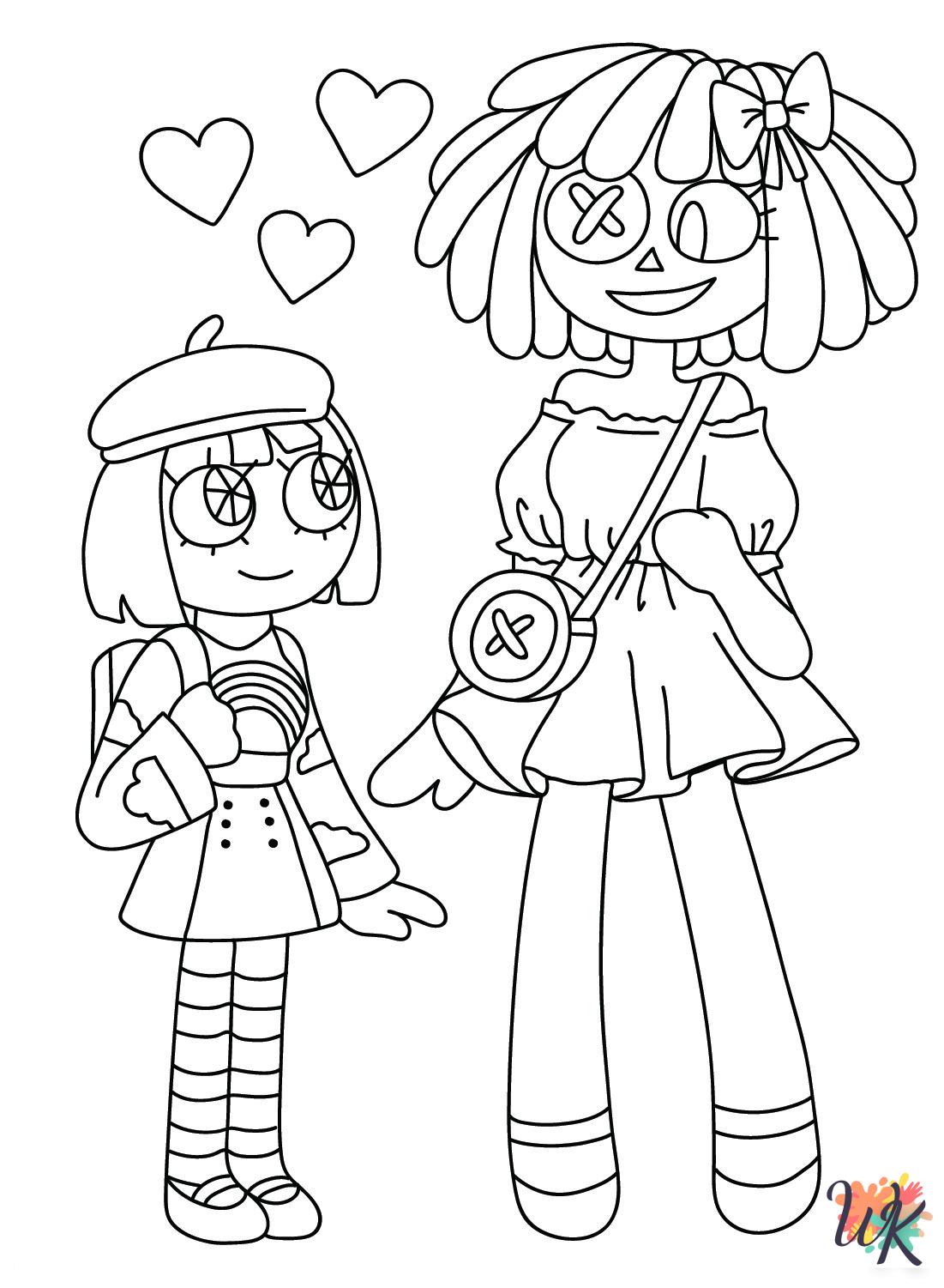 54 The Amazing Digital Circus Coloring Pages For Kids - ColoringPagesWK