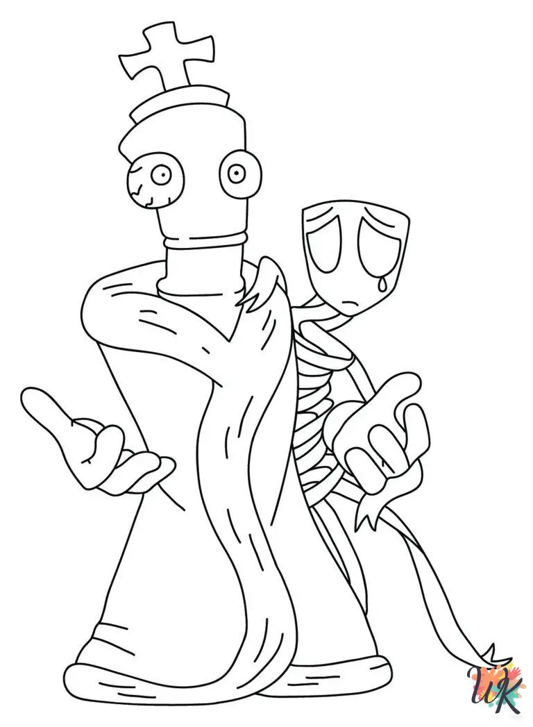 54 The Amazing Digital Circus Coloring Pages For Kids - ColoringPagesWK