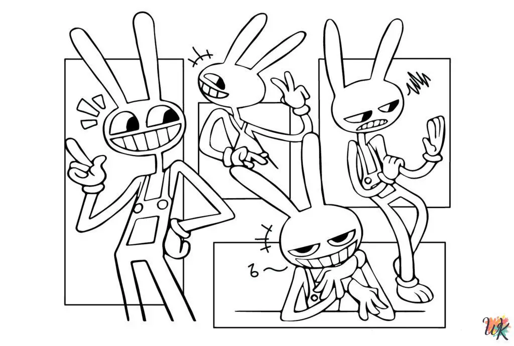 54 The Amazing Digital Circus Coloring Pages For Kids