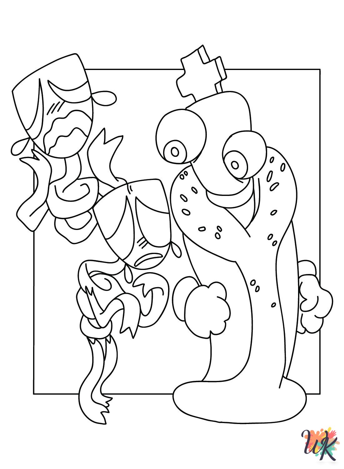 vintage The Amazing Digital Circus coloring pages 2