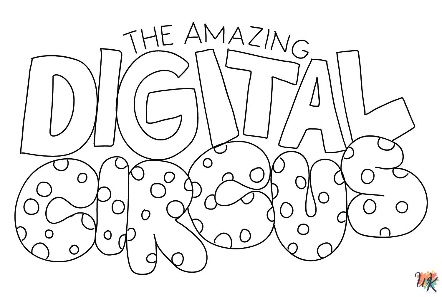 The Amazing Digital Circus free coloring pages