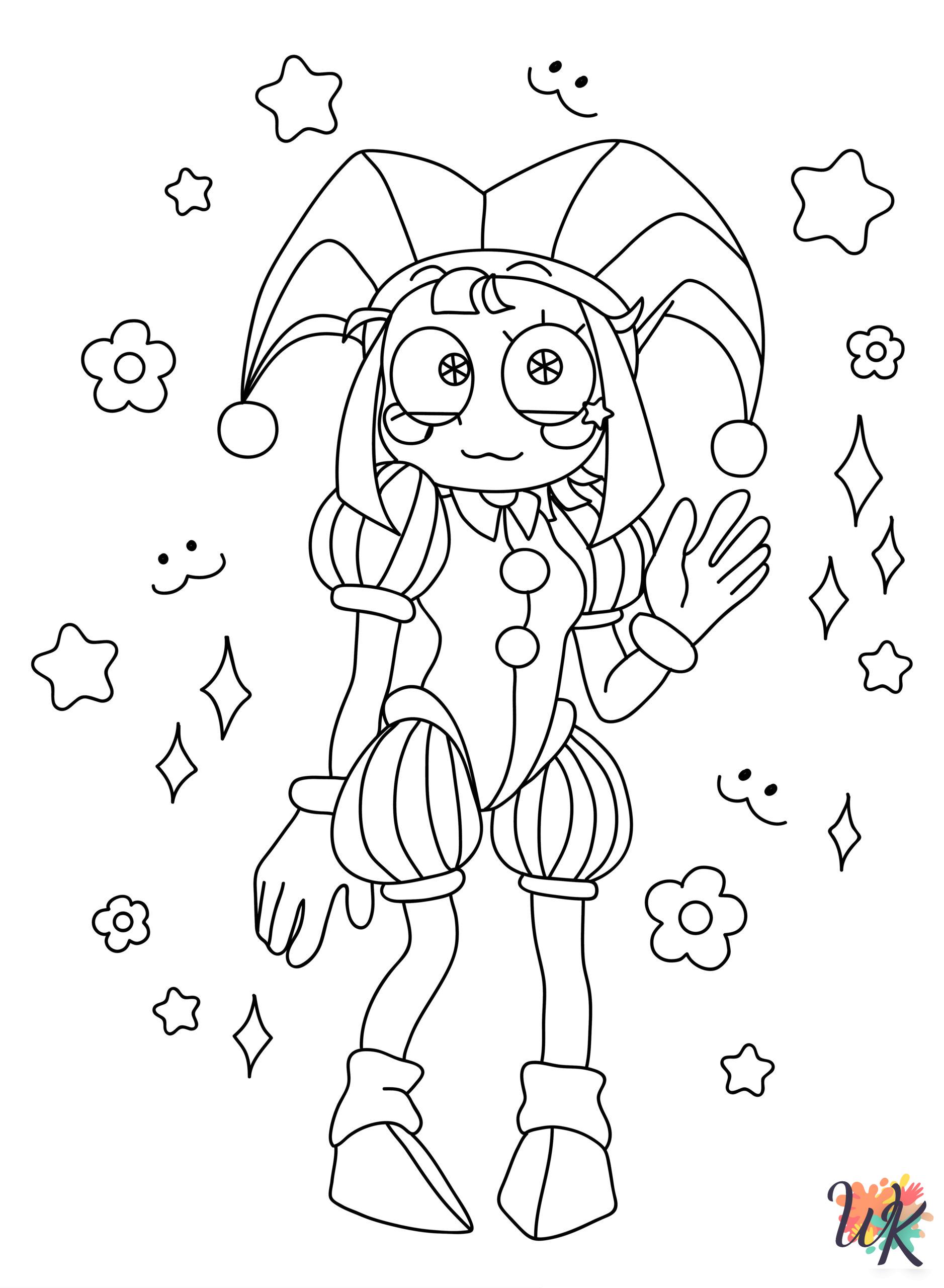 The Amazing Digital Circus coloring pages pdf