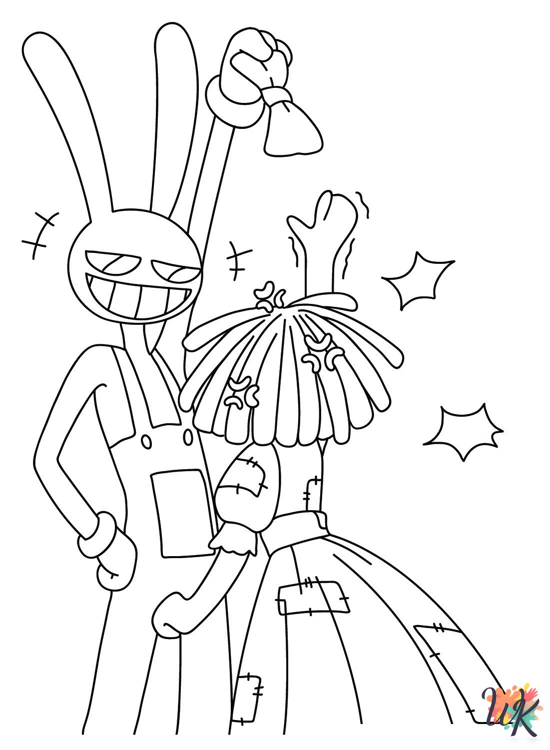 free printable The Amazing Digital Circus coloring pages