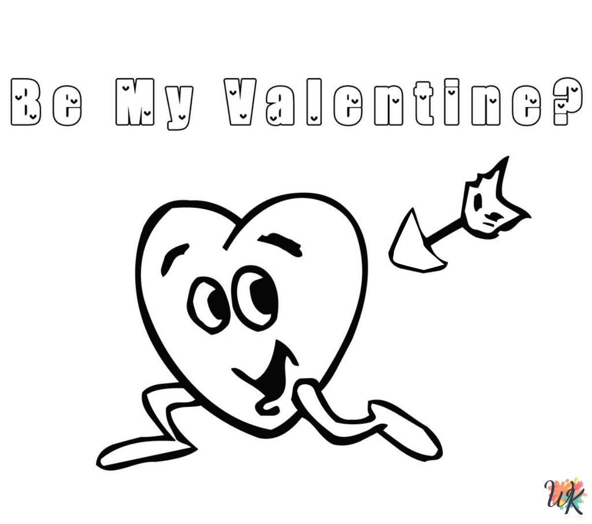 cute Valentine's Day coloring pages