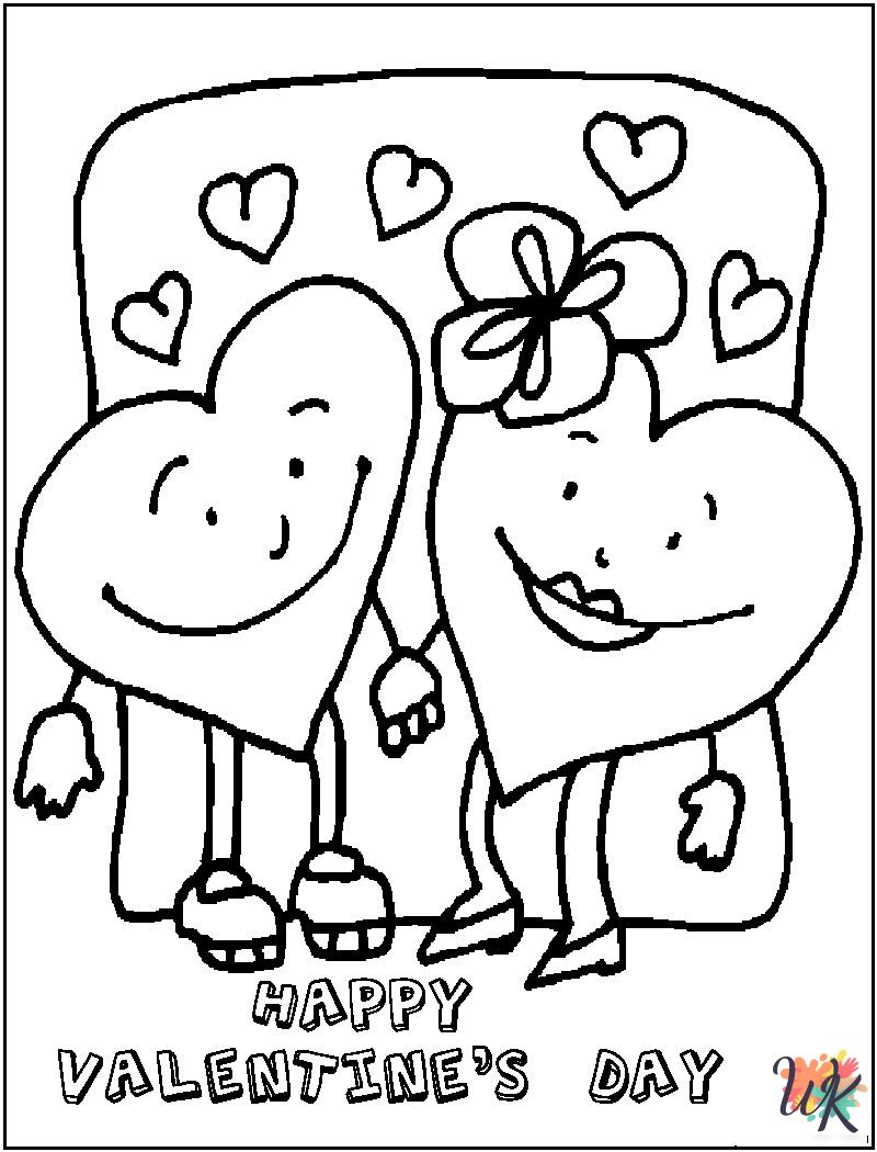 free adult Valentine's Day coloring pages 1