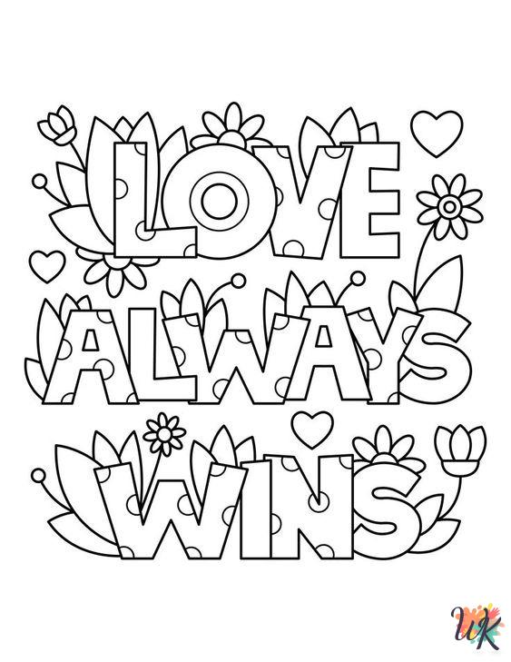 free Valentine's Day coloring pages pdf