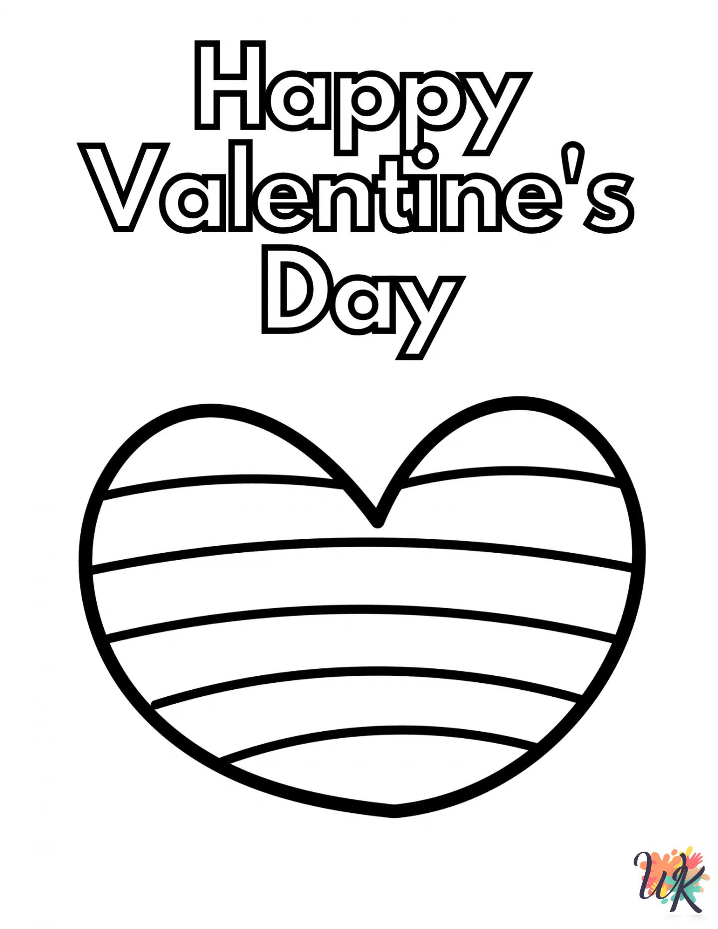 coloring pages Valentine's Day