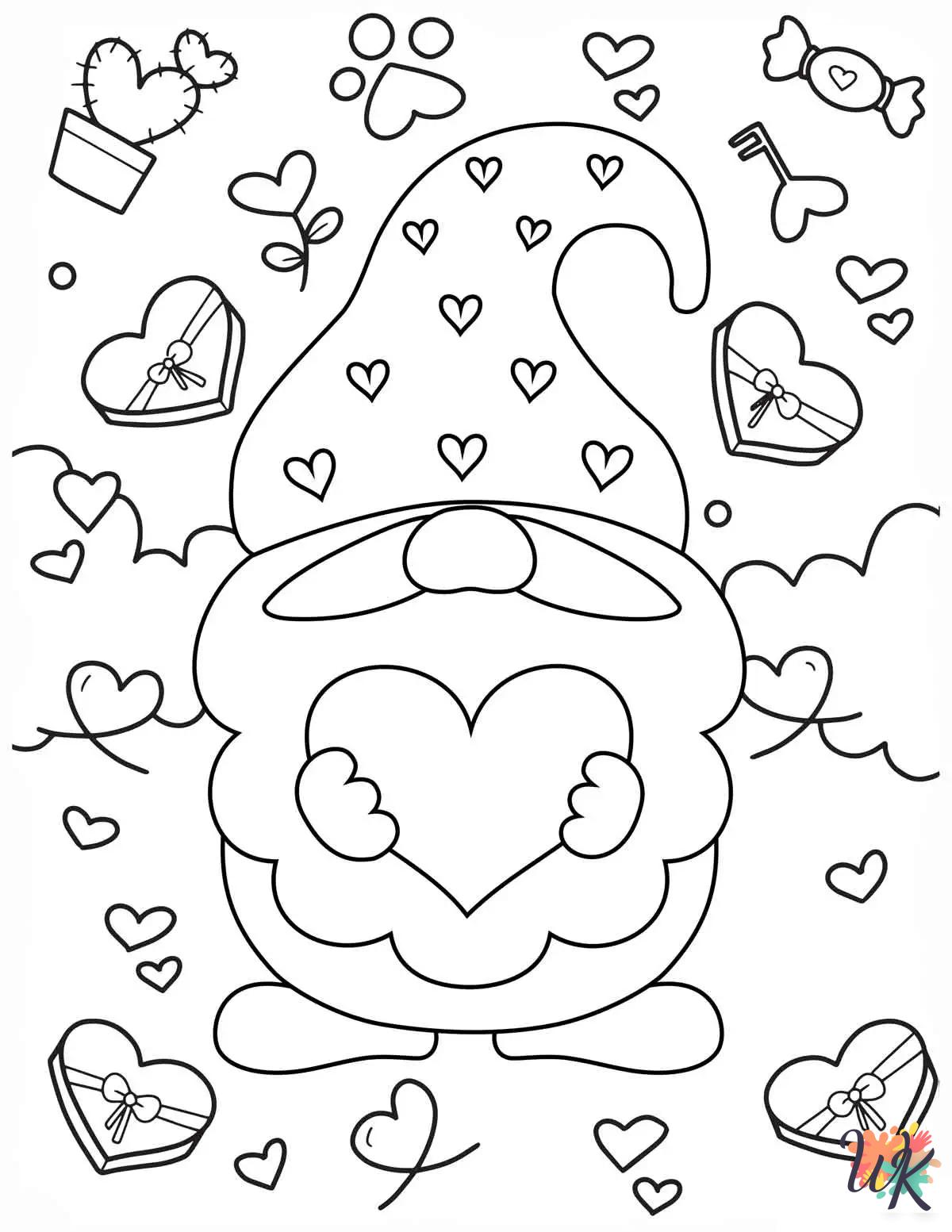 free Valentine's Day printable coloring pages