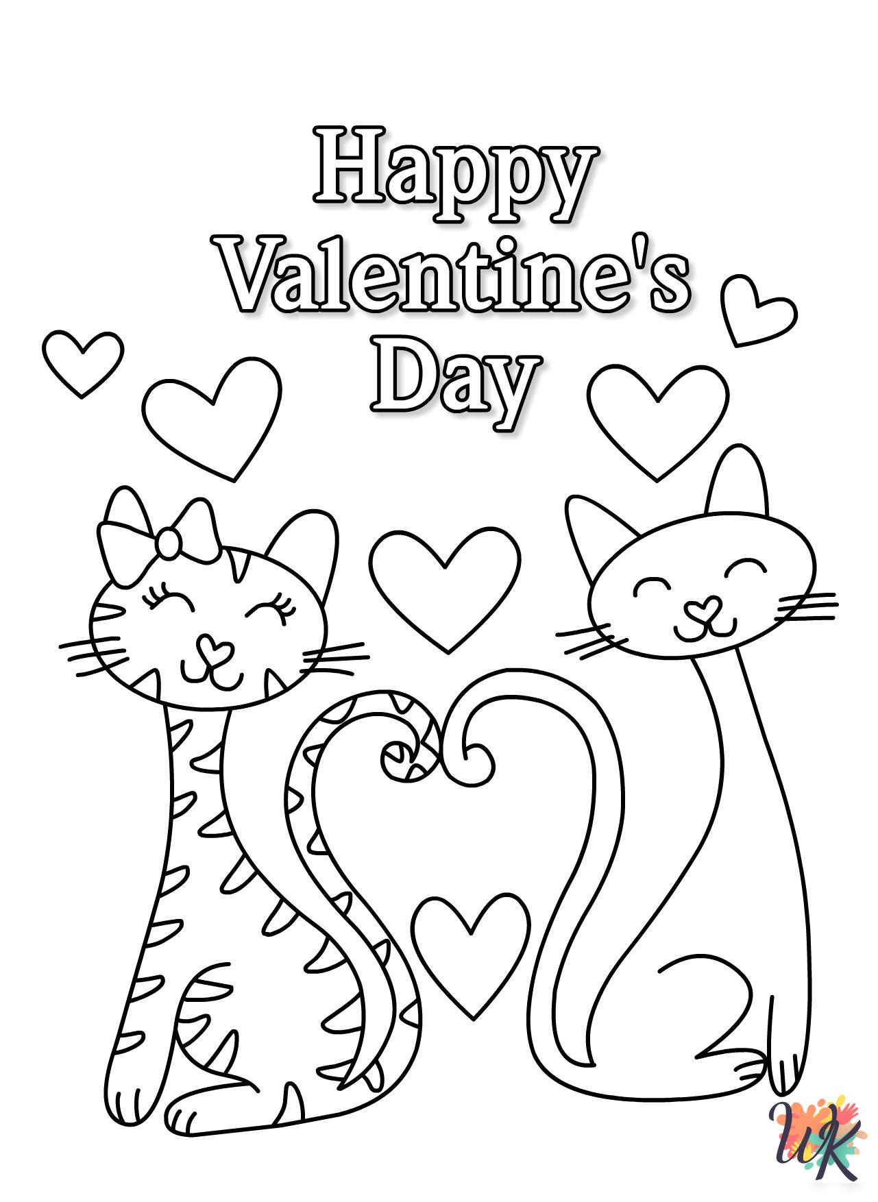 fun Valentine's Day coloring pages