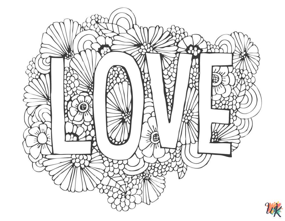 Valentine's Day coloring pages free
