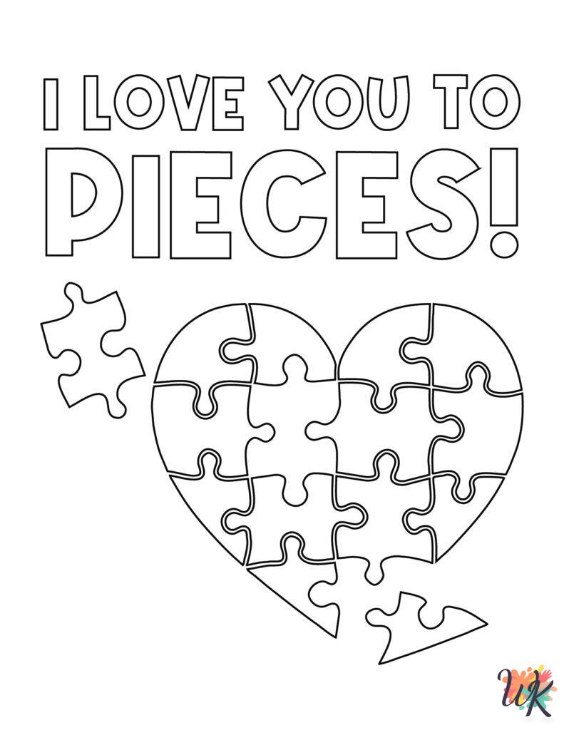 Valentine's Day printable coloring pages