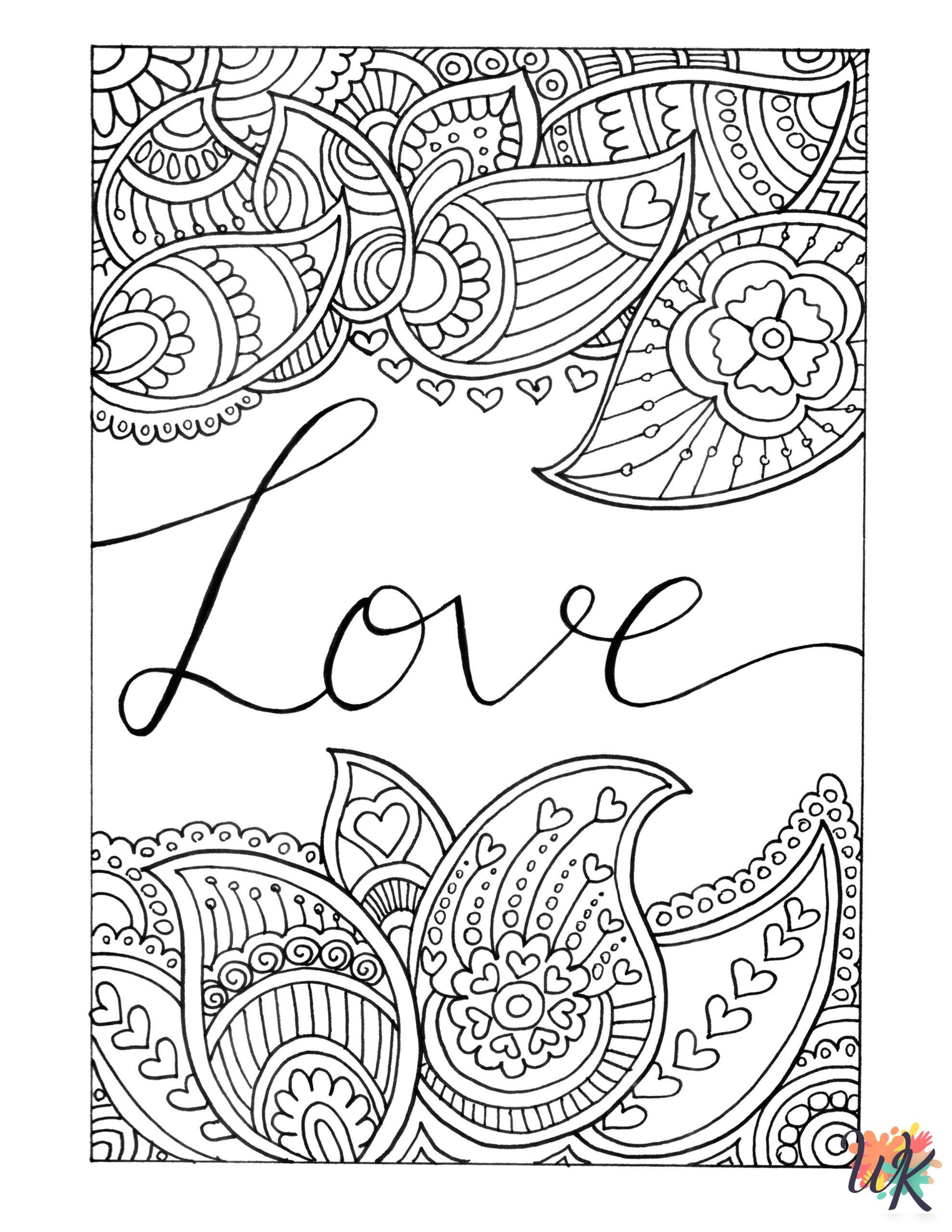 Valentine's Day free coloring pages