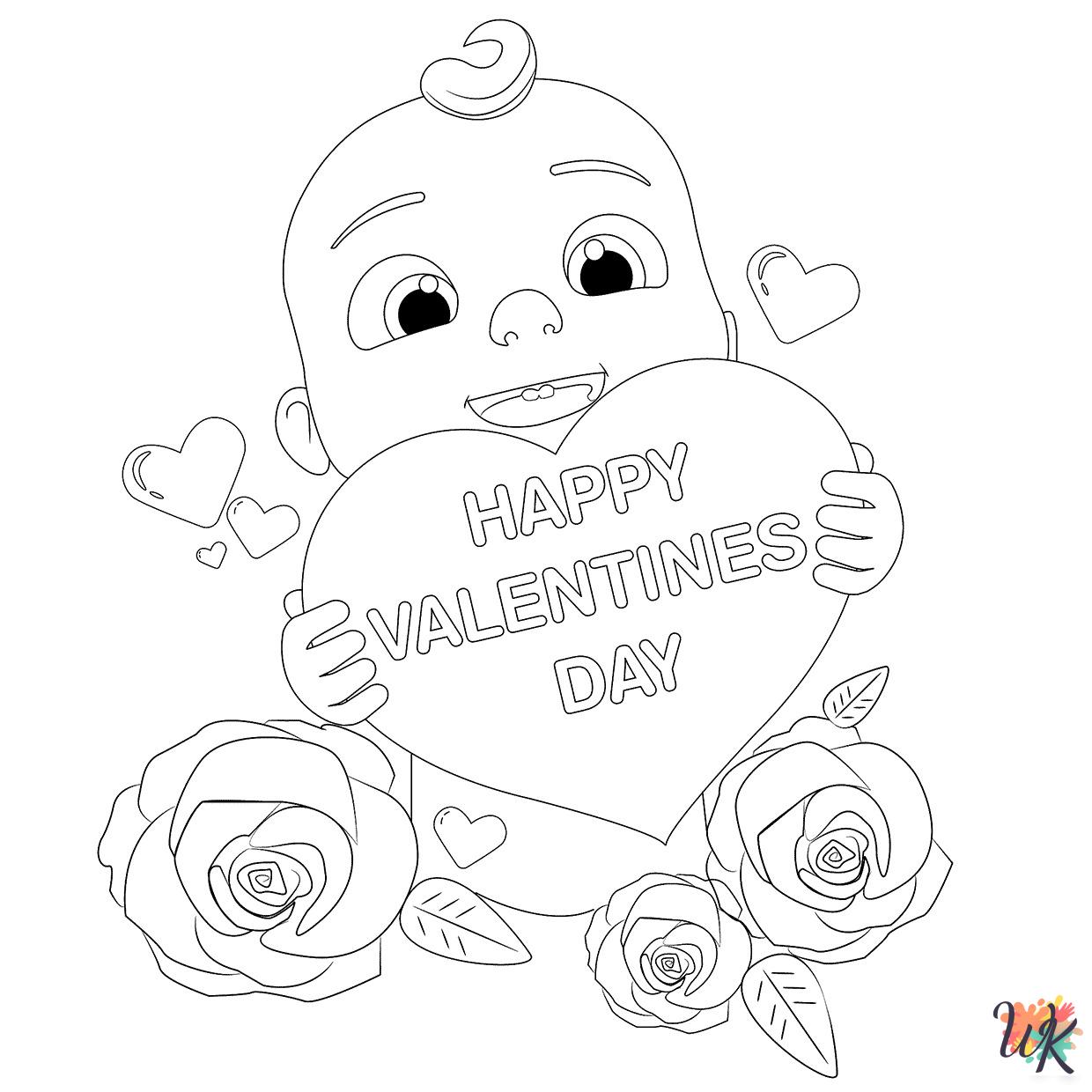 Valentine's Day coloring pages to print
