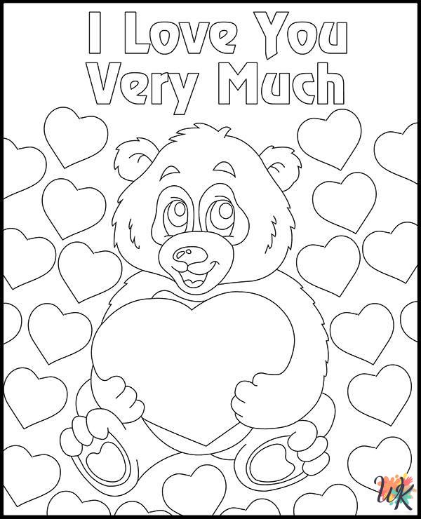 Valentine's Day coloring pages