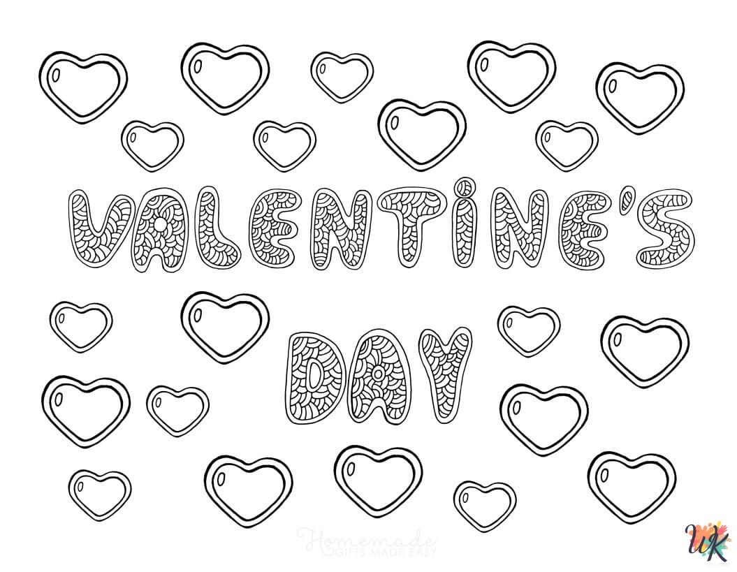 Valentine's Day coloring pages printable