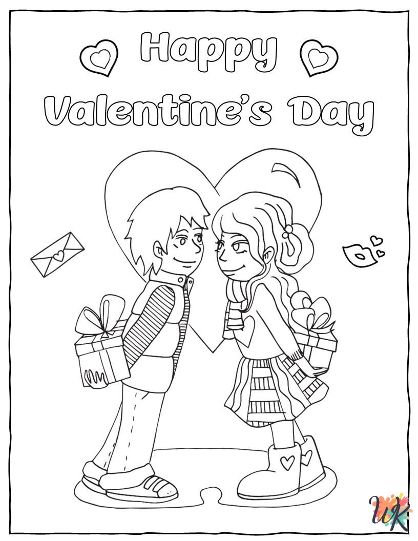 free Valentine's Day coloring pages printable