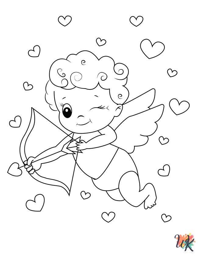 Valentine's Day coloring pages pdf