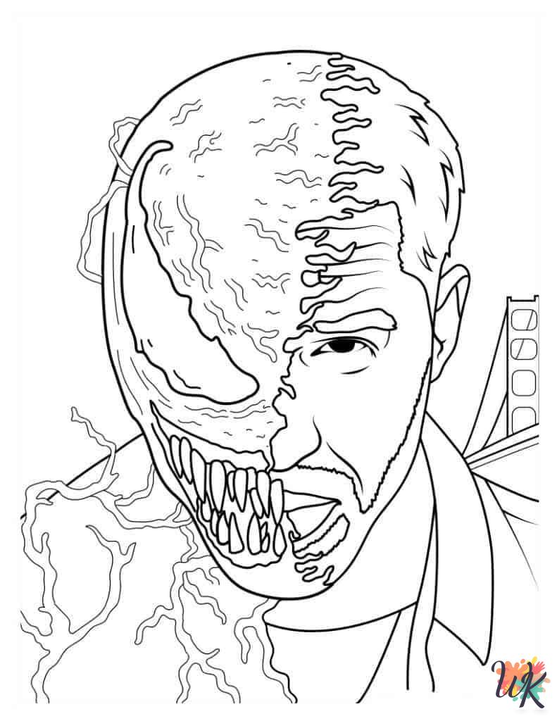 free Venom tree coloring pages