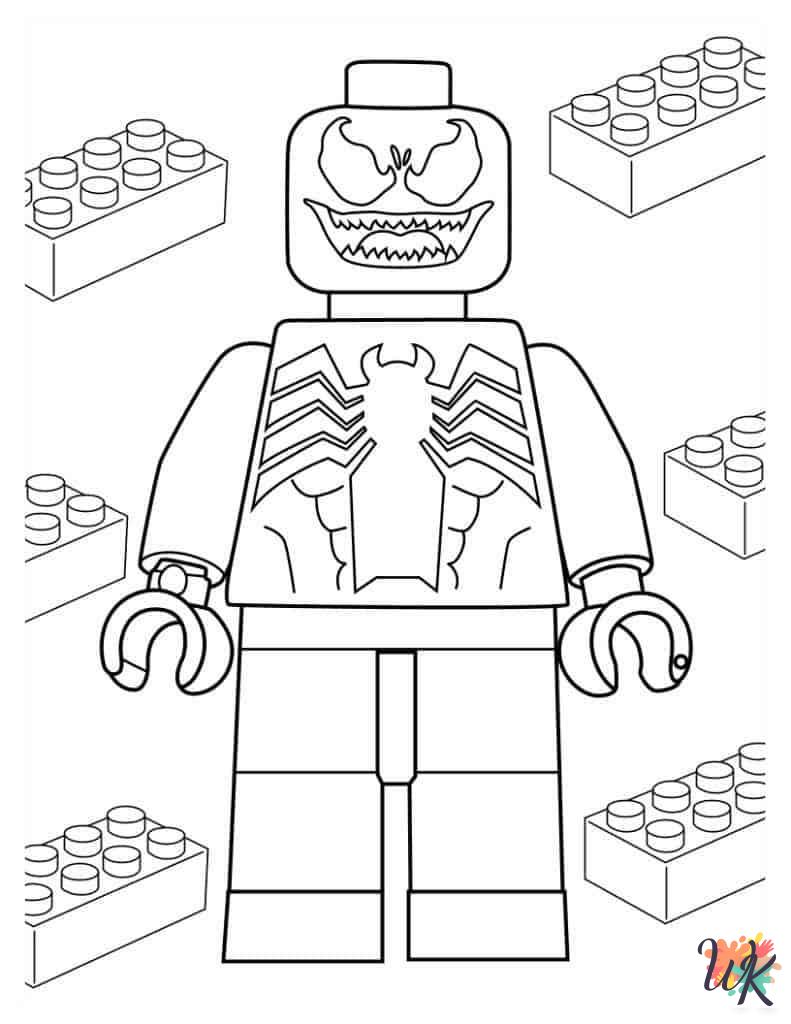 Venom free coloring pages
